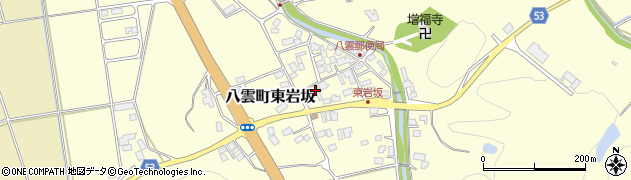 島根県松江市八雲町東岩坂274周辺の地図