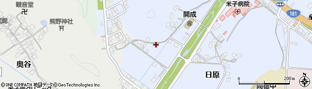 鳥取県米子市日原630周辺の地図