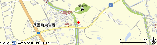 島根県松江市八雲町東岩坂709周辺の地図
