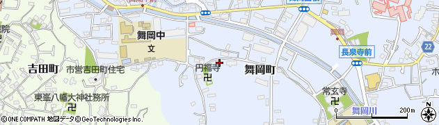 神奈川県横浜市戸塚区舞岡町周辺の地図