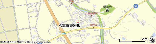 島根県松江市八雲町東岩坂230周辺の地図