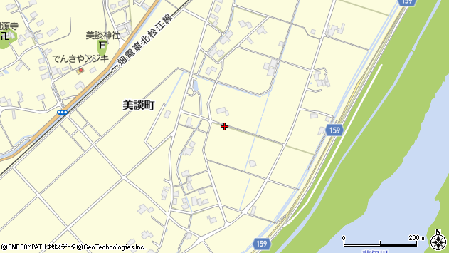 〒691-0013 島根県出雲市美談町の地図