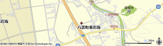 島根県松江市八雲町東岩坂193周辺の地図