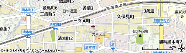 岐阜県岐阜市松原町周辺の地図