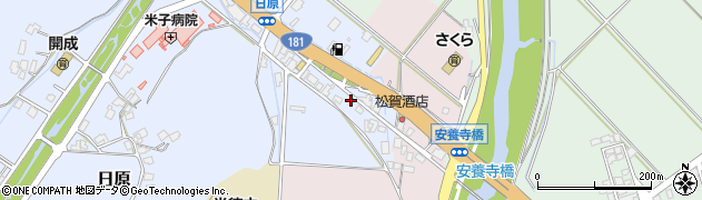鳥取県米子市日原110周辺の地図