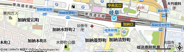 岐阜県岐阜市加納富士町周辺の地図