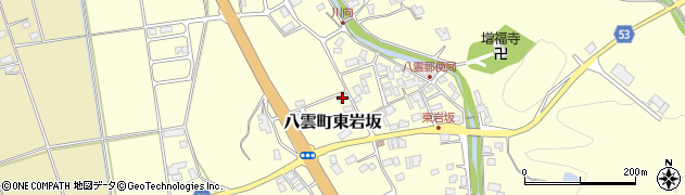 島根県松江市八雲町東岩坂238周辺の地図