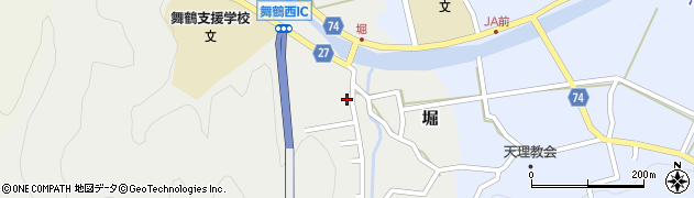 京都府舞鶴市堀261周辺の地図