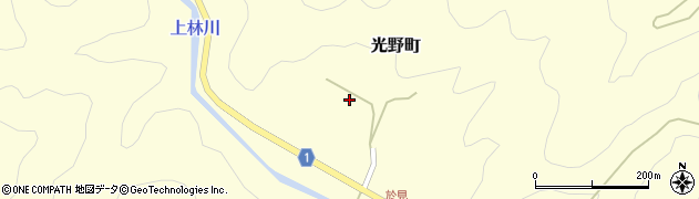 京都府綾部市光野町（海沢田）周辺の地図