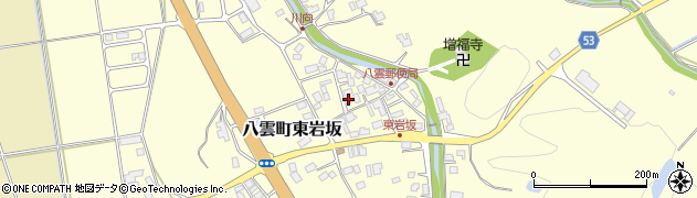 島根県松江市八雲町東岩坂229周辺の地図