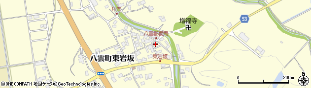 島根県松江市八雲町東岩坂281周辺の地図
