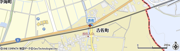 吉佐周辺の地図