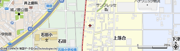 神奈川県厚木市上落合491周辺の地図