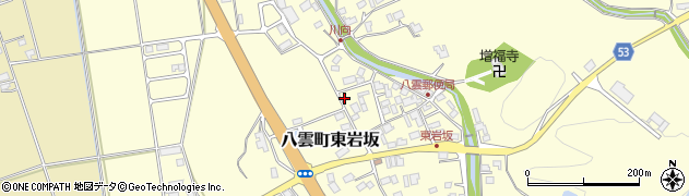 島根県松江市八雲町東岩坂214周辺の地図