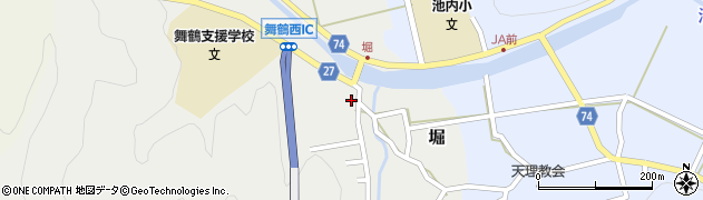 京都府舞鶴市堀259周辺の地図
