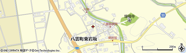 島根県松江市八雲町東岩坂234周辺の地図