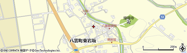 島根県松江市八雲町東岩坂215周辺の地図