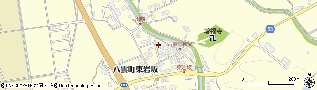 島根県松江市八雲町東岩坂216周辺の地図