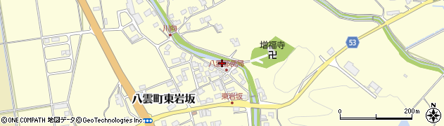 島根県松江市八雲町東岩坂221周辺の地図