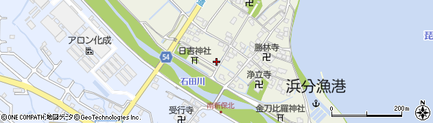 滋賀県高島市今津町浜分312周辺の地図