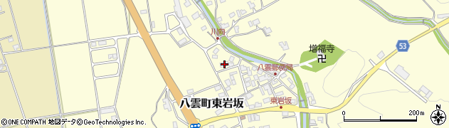 島根県松江市八雲町東岩坂202周辺の地図