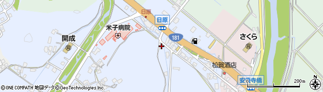 鳥取県米子市日原68周辺の地図
