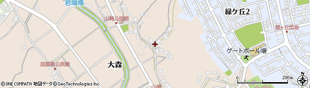 岐阜県可児市大森208周辺の地図
