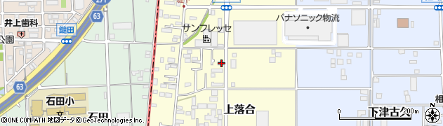 神奈川県厚木市上落合462周辺の地図