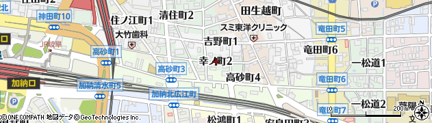 岐阜県岐阜市幸ノ町周辺の地図