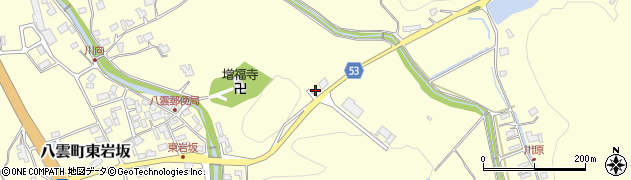 島根県松江市八雲町東岩坂3637周辺の地図