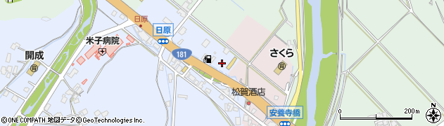 鳥取県米子市日原809周辺の地図