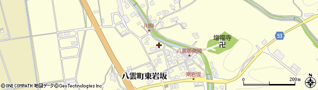 島根県松江市八雲町東岩坂201周辺の地図