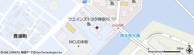 横浜トヨペット株式会社　本牧ファクトリーパークシステムサポート部周辺の地図