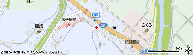 鳥取県米子市日原63周辺の地図
