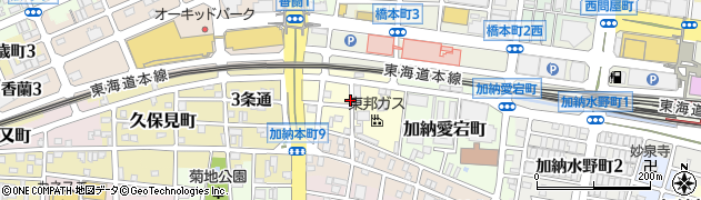 岐阜県岐阜市加納坂井町周辺の地図