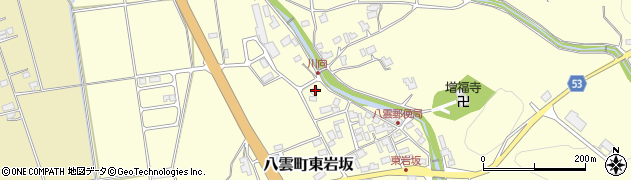 島根県松江市八雲町東岩坂197周辺の地図