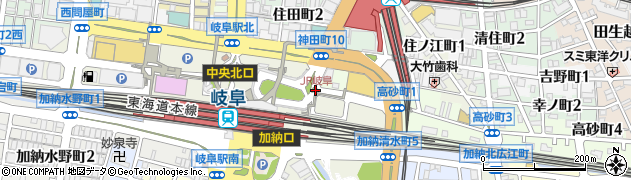JR岐阜周辺の地図