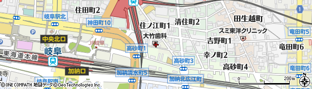 大竹歯科医院周辺の地図