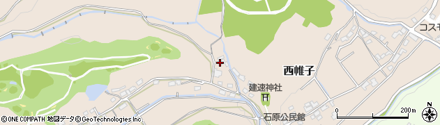 岐阜県可児市西帷子周辺の地図