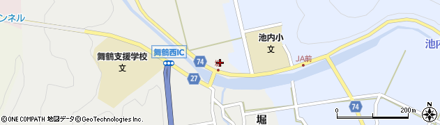 京都府舞鶴市堀113周辺の地図