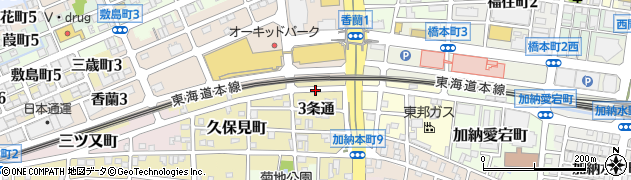 岐阜県岐阜市南本荘（４条通）周辺の地図