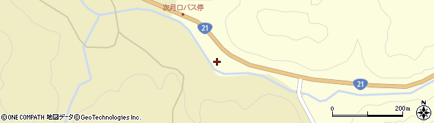 岐阜県可児郡御嵩町次月3250周辺の地図