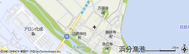 滋賀県高島市今津町浜分331周辺の地図