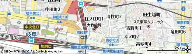 アジェ岐阜店周辺の地図
