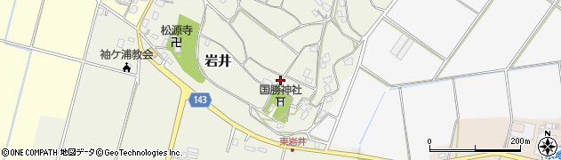 千葉県袖ケ浦市岩井周辺の地図