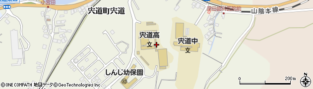 島根県松江市宍道町宍道1586周辺の地図