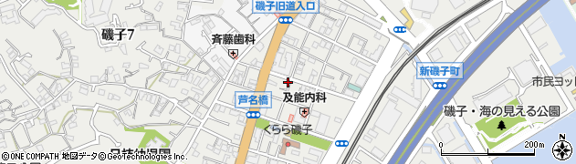 神奈川県横浜市磯子区磯子2丁目10-6周辺の地図