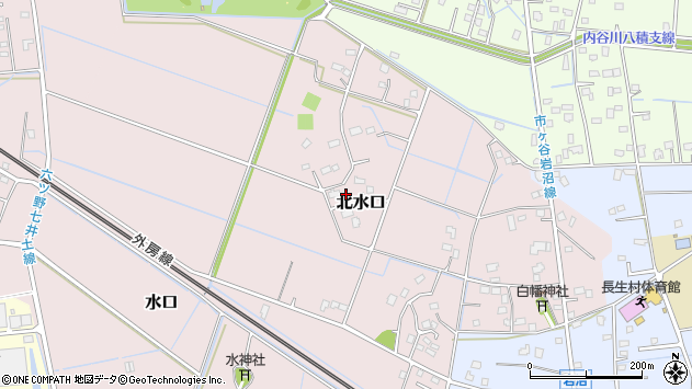 〒299-4337 千葉県長生郡長生村北水口の地図