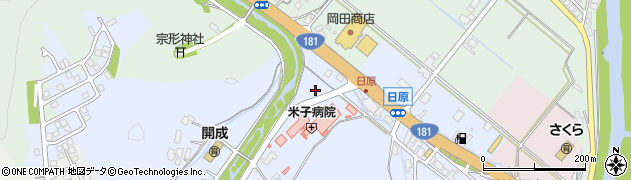 鳥取県米子市日原908周辺の地図