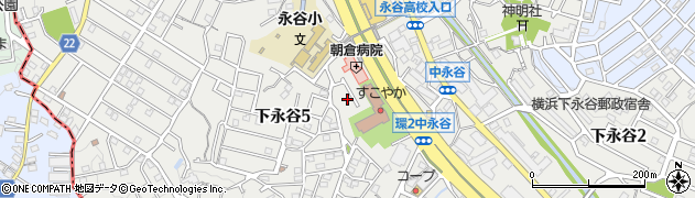 神奈川県横浜市港南区下永谷周辺の地図